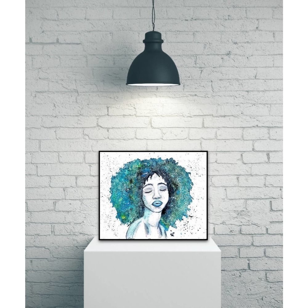 Galaxy Girl 8.5X11 Giclee Print
